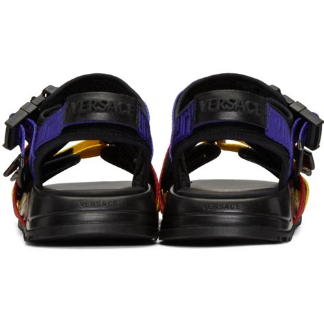 versace sandals men sale|Versace leather sandals men.